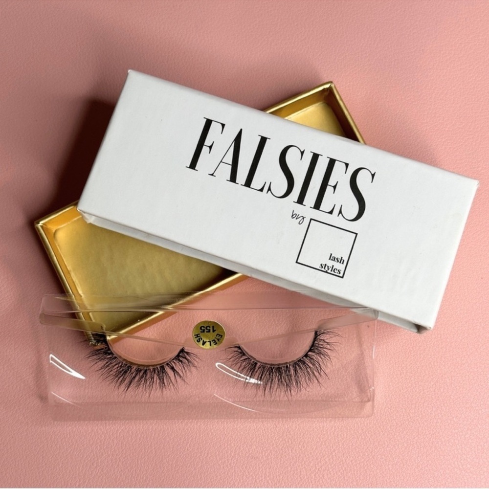 #155 Glam Faux Mink Strip False Eyelashes Set